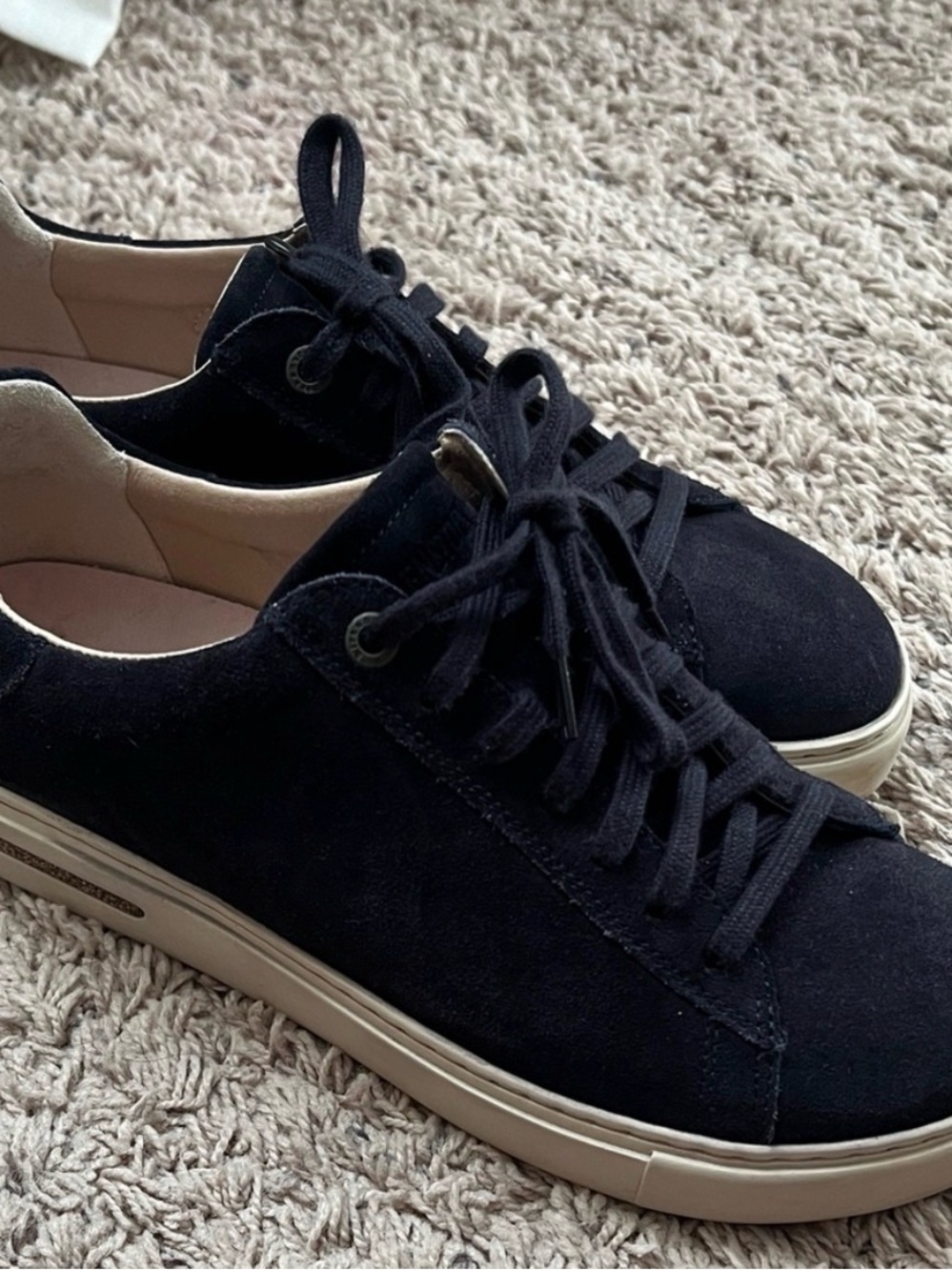 Birkenstock Midnight Navy Blue Suede  (looks black)